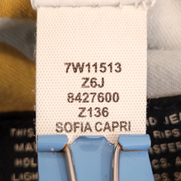 Lucky Brand Sofia Capri Dark Wash Jeans, size 2/26 - Picture 8 of 9